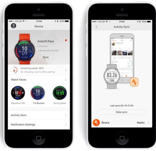 amazfit pace vs apple watch