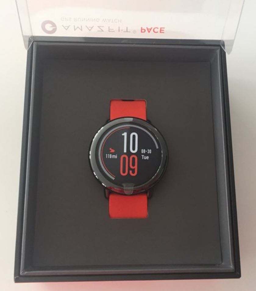 amazfit pace hebrew