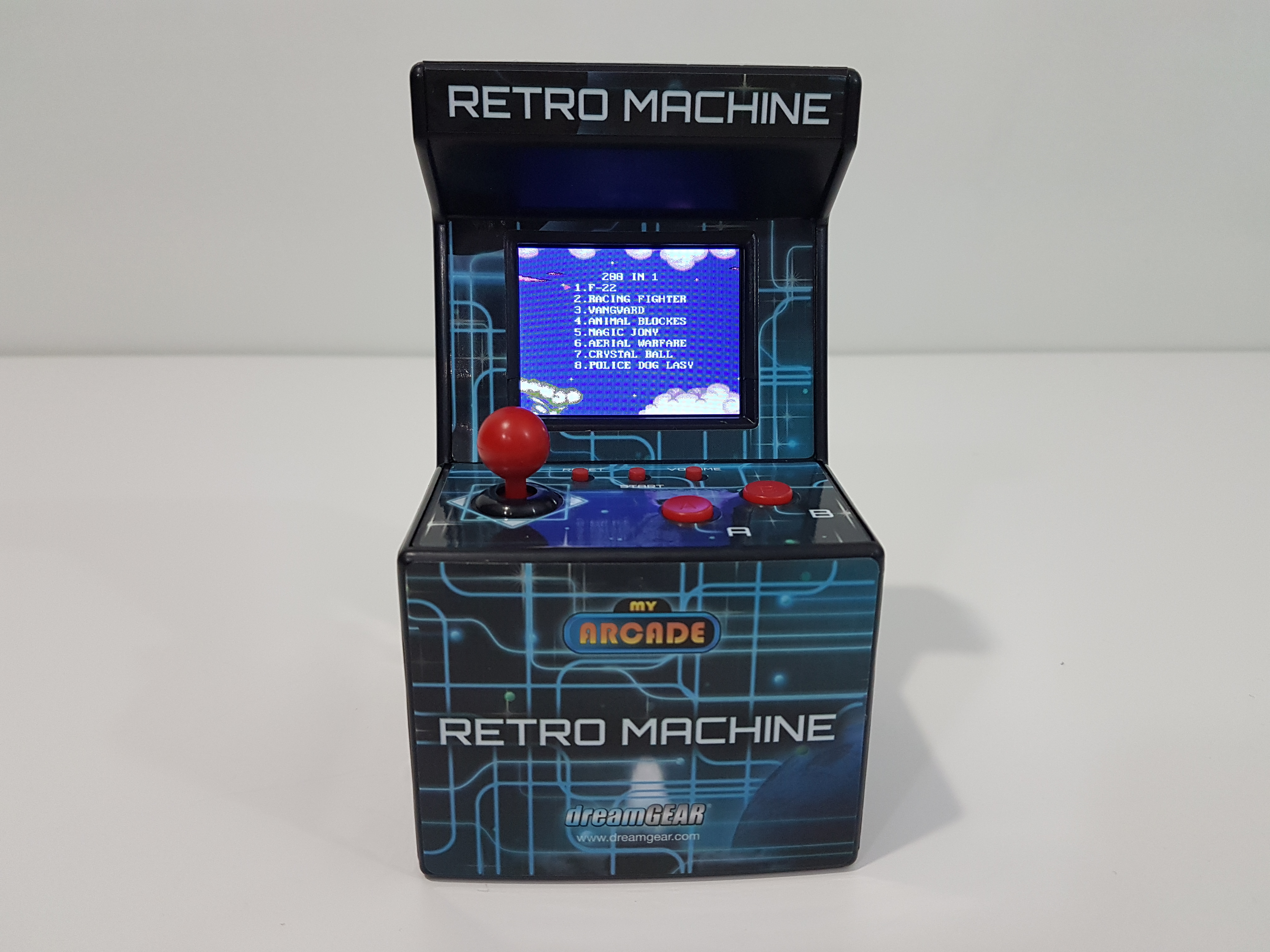 DreamGear 200 Classic Video Games Mini Arcade Cabinet