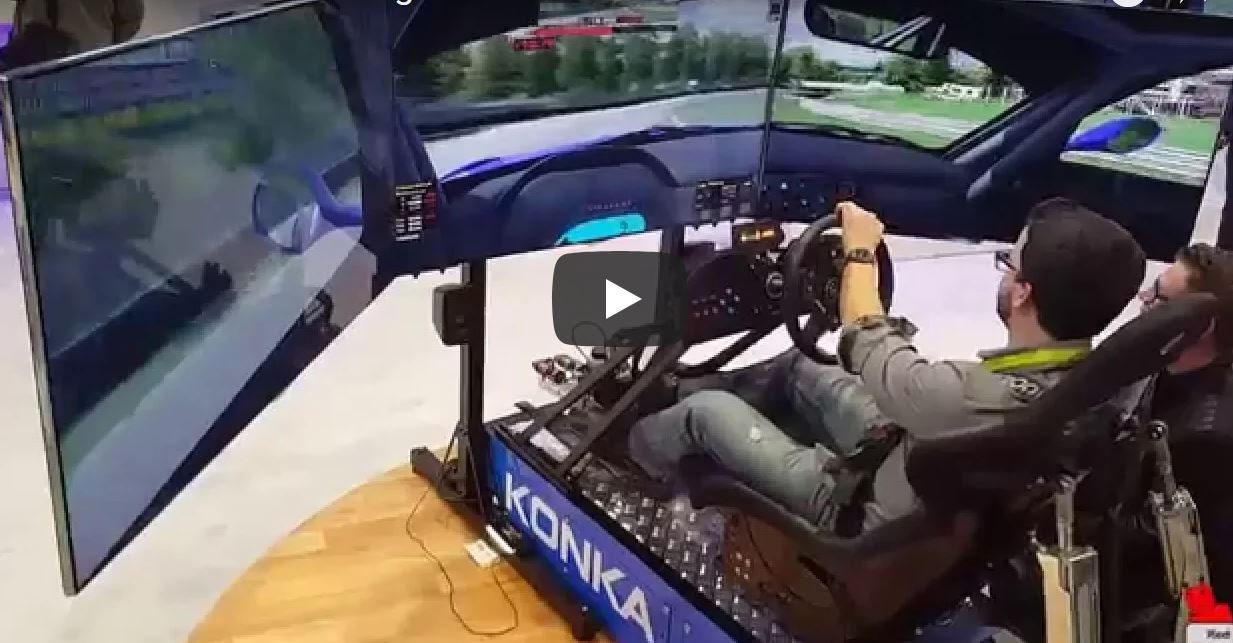 A Racing Simulator That I Found at the Consumer Electronics Show