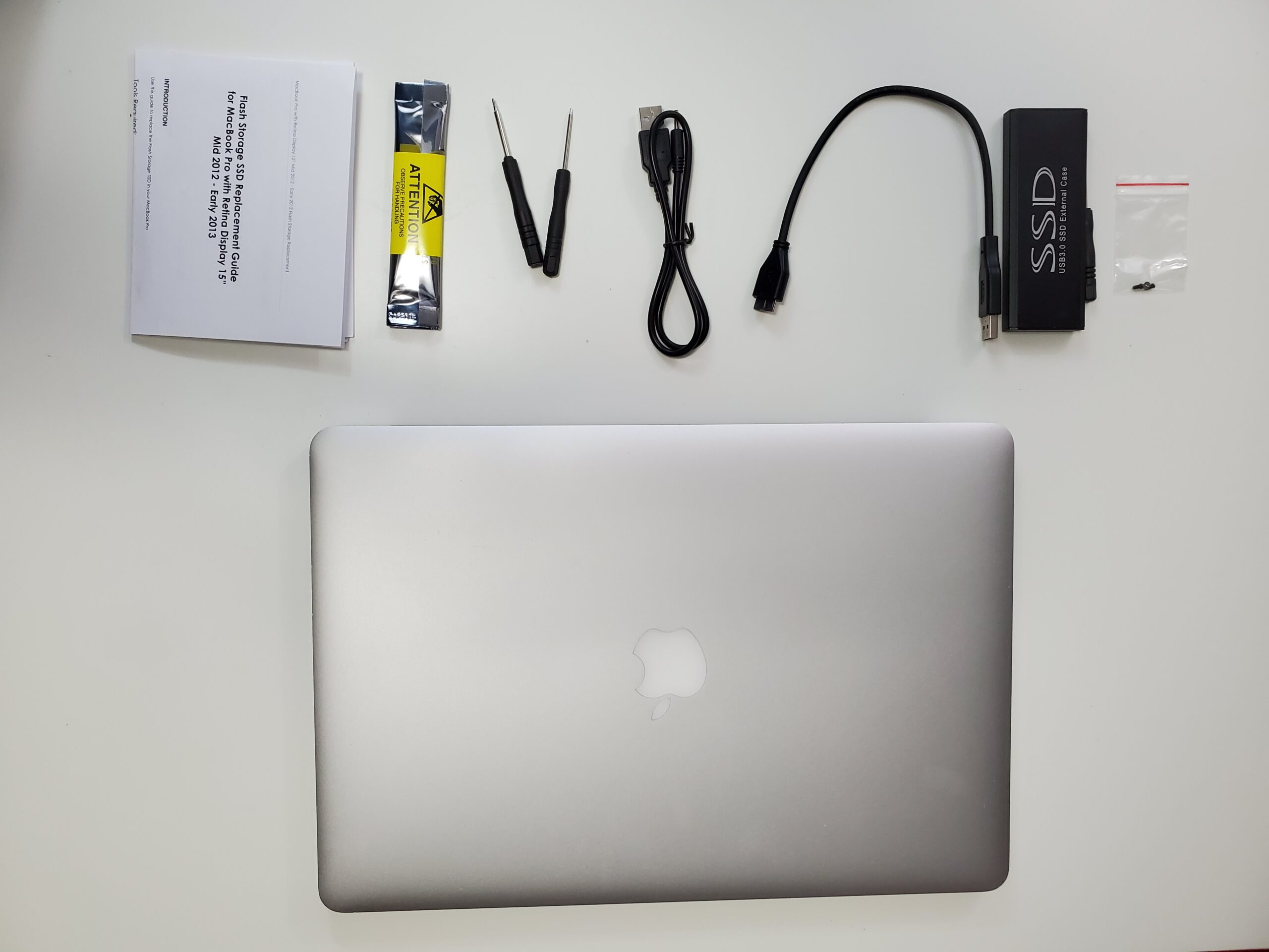 how to upgrade the SSD on your MacBook Pro