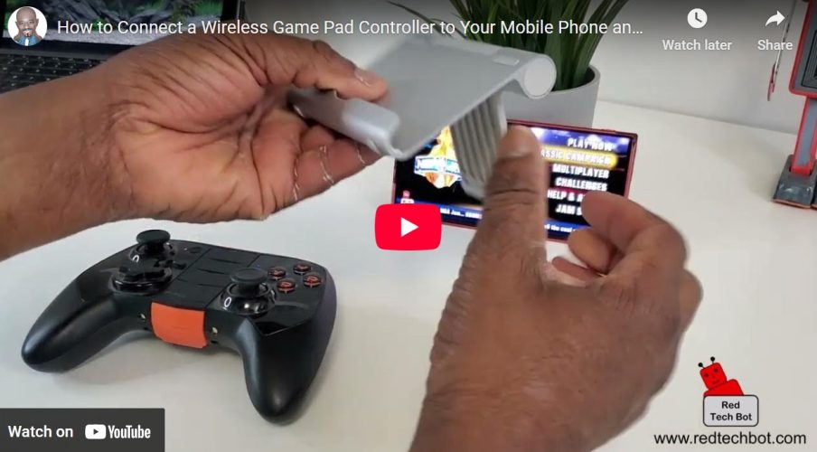 how to connect a Bluetooth game pad to an Android smart phone