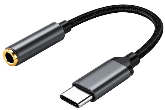 USB Type C to 3.5mm audio jack adapter
